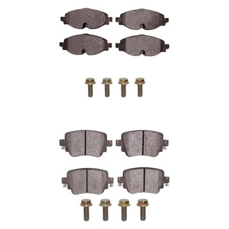 R1 Concepts® - Euro Ceramic Ceramic Front and Rear Brake Pad Set