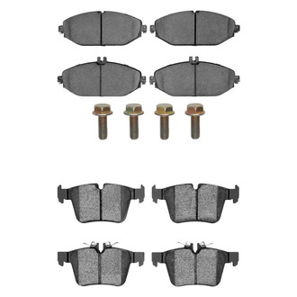 R1 Concepts® - Euro Ceramic Ceramic Front and Rear Brake Pad Set