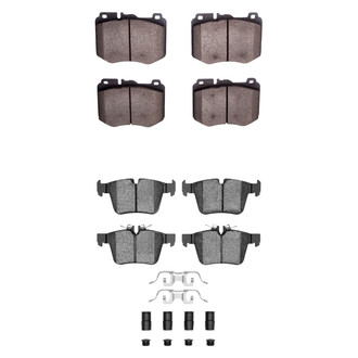 R1 Concepts® - Euro Ceramic Ceramic Front and Rear Brake Pad Set
