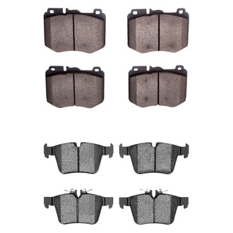 R1 Concepts® - Euro Ceramic Ceramic Front and Rear Brake Pad Set
