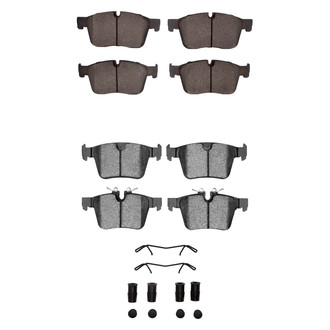R1 Concepts® - Euro Ceramic Ceramic Front and Rear Brake Pad Set