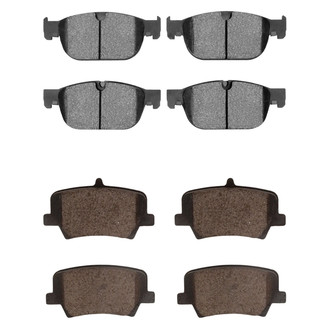 R1 Concepts® - Euro Ceramic Ceramic Front and Rear Brake Pad Set