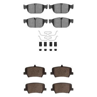 R1 Concepts® - Euro Ceramic Ceramic Front and Rear Brake Pad Set