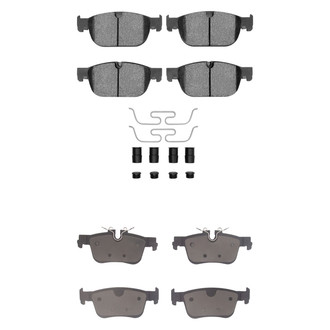 R1 Concepts® - Euro Ceramic Ceramic Front and Rear Brake Pad Set
