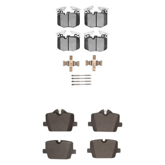 R1 Concepts® - Euro Ceramic Ceramic Front and Rear Brake Pad Set