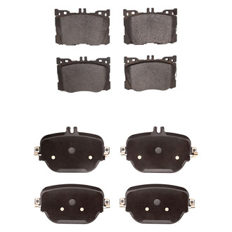 R1 Concepts® - Euro Ceramic Ceramic Front and Rear Brake Pad Set