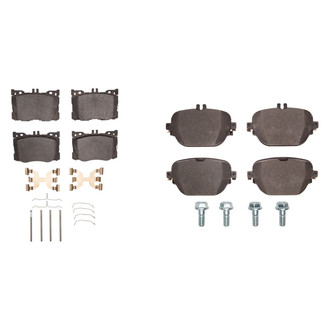 R1 Concepts® - Euro Ceramic Ceramic Front and Rear Brake Pad Set