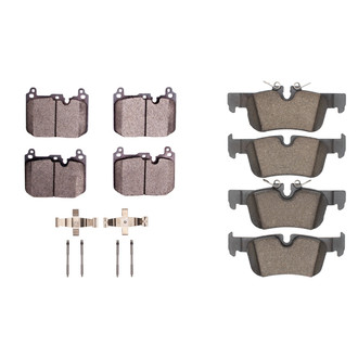 R1 Concepts® - Euro Ceramic Front and Rear Brake Pad Set