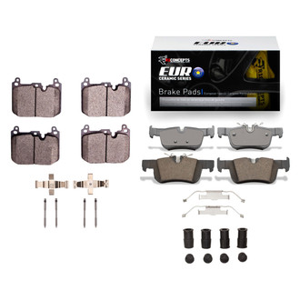 R1 Concepts® - Euro Ceramic Front and Rear Brake Pad Set