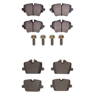 R1 Concepts® - Euro Ceramic Ceramic Front and Rear Brake Pad Set