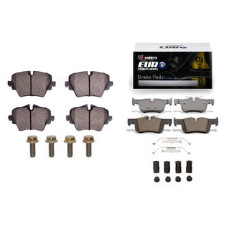 R1 Concepts® - Euro Ceramic Ceramic Front and Rear Brake Pad Set