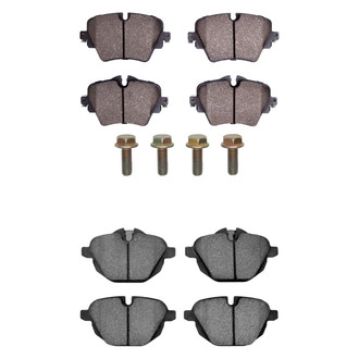 R1 Concepts® - Euro Ceramic Ceramic Front and Rear Brake Pad Set