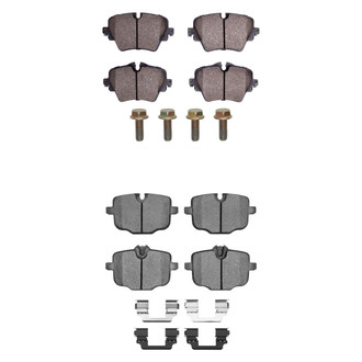 R1 Concepts® - Euro Ceramic Ceramic Front and Rear Brake Pad Set