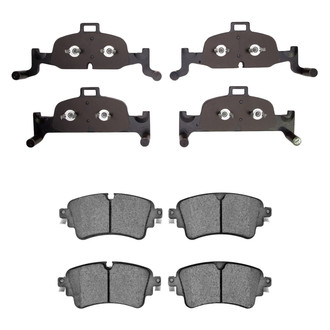 R1 Concepts® - Euro Ceramic Ceramic Front and Rear Brake Pad Set