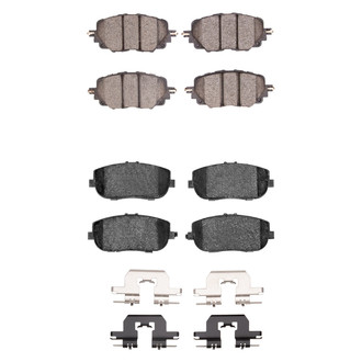 R1 Concepts® - Euro Ceramic Ceramic Front and Rear Brake Pad Set