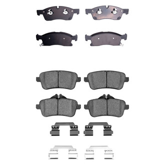 R1 Concepts® - Euro Ceramic Front and Rear Brake Pad Set