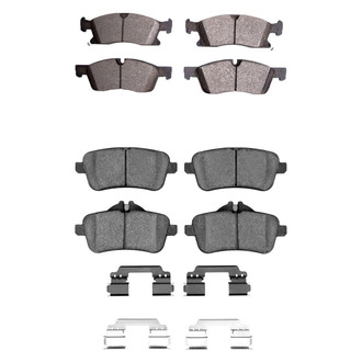 R1 Concepts® - Euro Ceramic Ceramic Front and Rear Brake Pad Set
