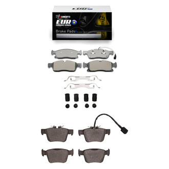 R1 Concepts® - Euro Ceramic Front and Rear Brake Pad Set
