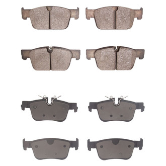 R1 Concepts® - Euro Ceramic Ceramic Front and Rear Brake Pad Set