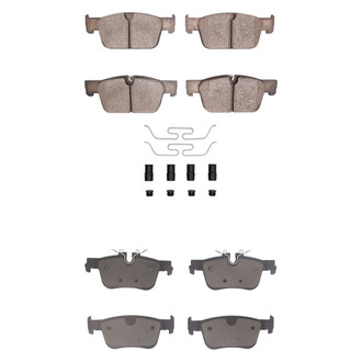 R1 Concepts® - Euro Ceramic Ceramic Front and Rear Brake Pad Set