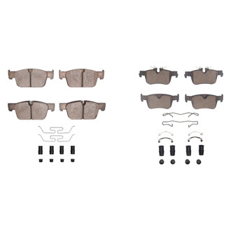 R1 Concepts® - Euro Ceramic Ceramic Front and Rear Brake Pad Set