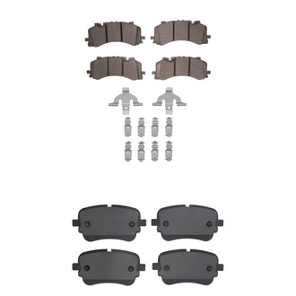R1 Concepts® - Euro Ceramic Ceramic Front and Rear Brake Pad Set