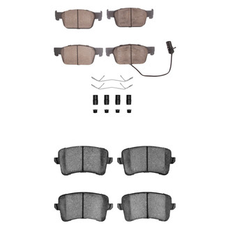 R1 Concepts® - Euro Ceramic Ceramic Front and Rear Brake Pad Set