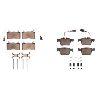 R1 Concepts® - Euro Ceramic Ceramic Front and Rear Brake Pad Set