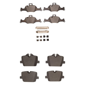 R1 Concepts® - Euro Ceramic Ceramic Front and Rear Brake Pad Set