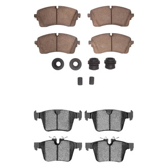 R1 Concepts® - Euro Ceramic Ceramic Front and Rear Brake Pad Set