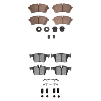 R1 Concepts® - Euro Ceramic Ceramic Front and Rear Brake Pad Set