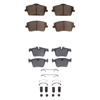 R1 Concepts® - Euro Ceramic Ceramic Front and Rear Brake Pad Set
