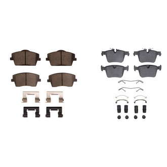 R1 Concepts® - Euro Ceramic Ceramic Front and Rear Brake Pad Set