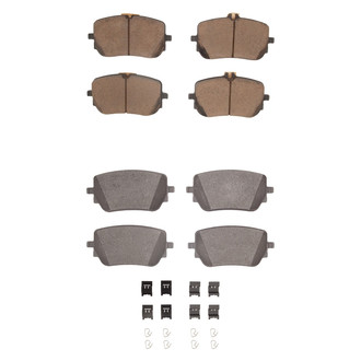 R1 Concepts® - Euro Ceramic Ceramic Front and Rear Brake Pad Set