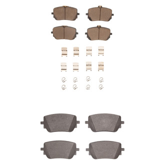R1 Concepts® - Euro Ceramic Ceramic Front and Rear Brake Pad Set