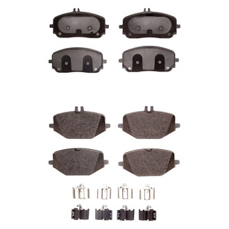 R1 Concepts® - Euro Ceramic Ceramic Front and Rear Brake Pad Set