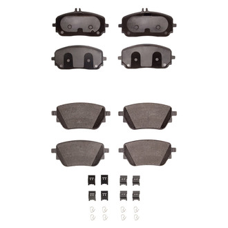 R1 Concepts® - Euro Ceramic Ceramic Front and Rear Brake Pad Set