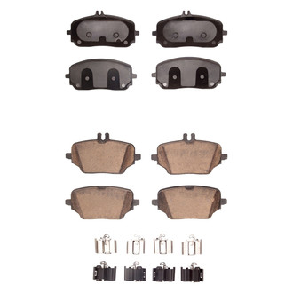 R1 Concepts® - Euro Ceramic Ceramic Front and Rear Brake Pad Set