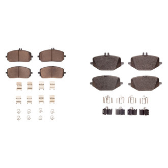 R1 Concepts® - Euro Ceramic Ceramic Front and Rear Brake Pad Set