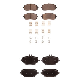 R1 Concepts® - Euro Ceramic Ceramic Front and Rear Brake Pad Set