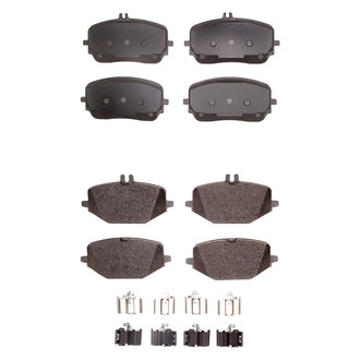 R1 Concepts® - Euro Ceramic Ceramic Front and Rear Brake Pad Set