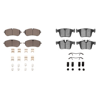 R1 Concepts® - Euro Ceramic Ceramic Front and Rear Brake Pad Set