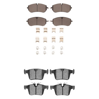 R1 Concepts® - Euro Ceramic Ceramic Front and Rear Brake Pad Set