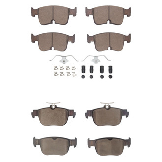 R1 Concepts® - Euro Ceramic Ceramic Front and Rear Brake Pad Set