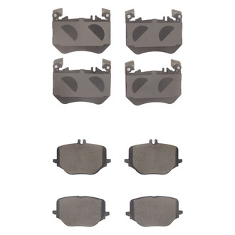 R1 Concepts® - Euro Ceramic Ceramic Front and Rear Brake Pad Set