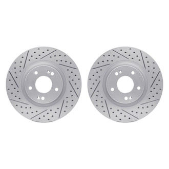 R1 Concepts® - Drilled and Slotted Disc Brake Rotor Set