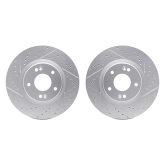 R1 Concepts® - Drilled and Slotted Disc Brake Rotor Set