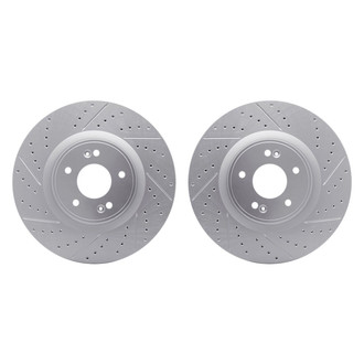 R1 Concepts® - Drilled and Slotted Disc Brake Rotor Set