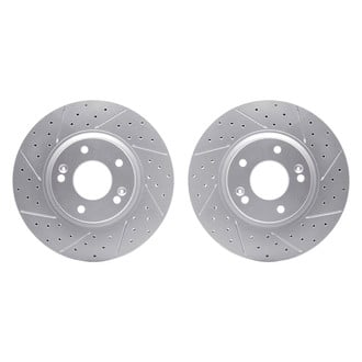 R1 Concepts® - Drilled and Slotted Brake Rotor Set