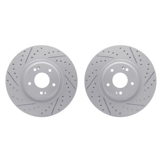 R1 Concepts® - Drilled and Slotted Disc Brake Rotor Set